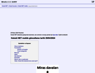 hukuki.net screenshot