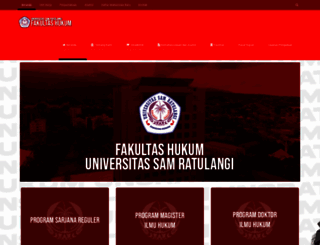 hukum.unsrat.ac.id screenshot