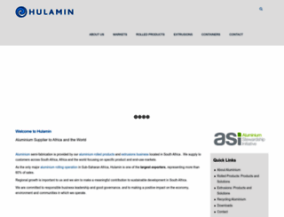 hulamin.co.za screenshot