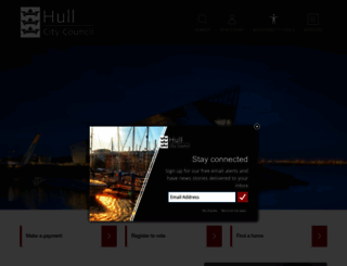 hull.gov.uk screenshot