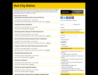 hullcityonline.com screenshot