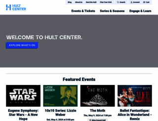 hultcenter.org screenshot