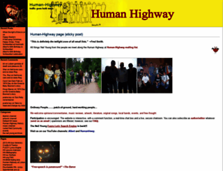 human-highway.org screenshot