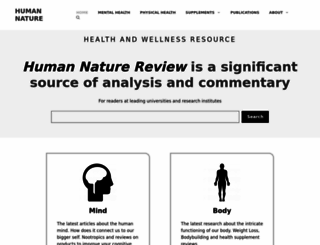 human-nature.com screenshot
