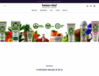 humanandkind.com screenshot