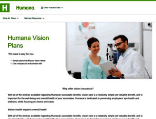humanavisioncare.com screenshot