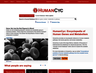humancyc.org screenshot