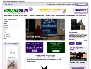 humanedrum.org screenshot