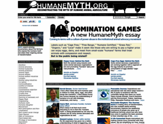 humanemyth.com screenshot