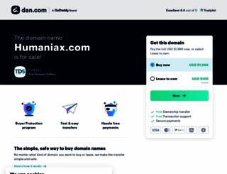 humaniax.com screenshot