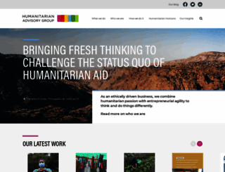 humanitarianadvisorygroup.org screenshot