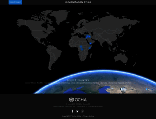 humanitarianatlas.org screenshot