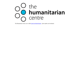 humanitariancentre.org screenshot