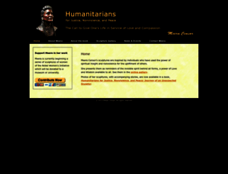 humanitariansculpture.com screenshot