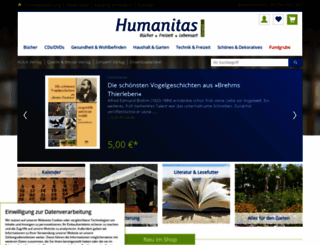 humanitas-book.de screenshot