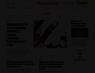 humanite.fr screenshot