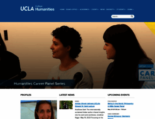 humanities.ucla.edu screenshot