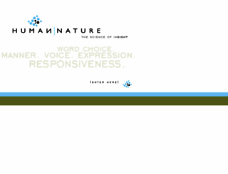 humannature.com screenshot