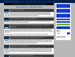 humannities.bookmarking.site screenshot