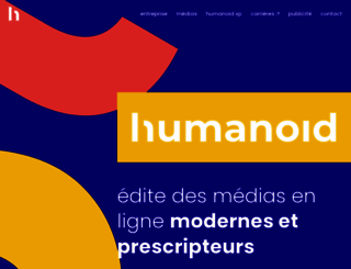 humanoid.fr screenshot