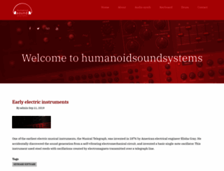 humanoidsoundsystems.com screenshot