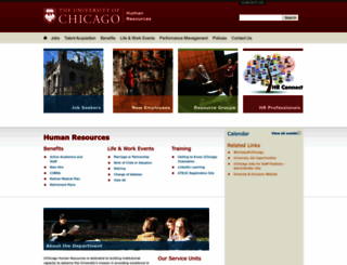 humanresources.uchicago.edu screenshot