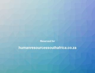 humanresourcessouthafrica.co.za screenshot