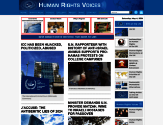 humanrightsvoices.org screenshot