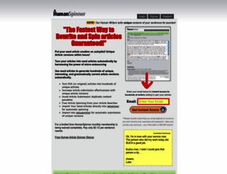 humanspinner.com screenshot
