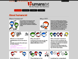 humanstxt.com screenshot