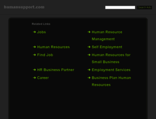humansupport.com screenshot