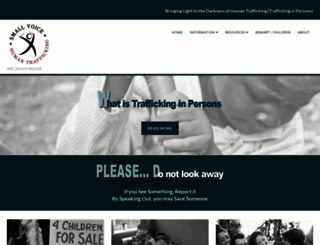 humantrafficking.co.za screenshot