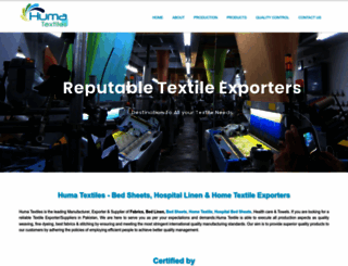 humatextiles.com screenshot