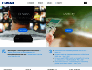 humax-digital.de screenshot