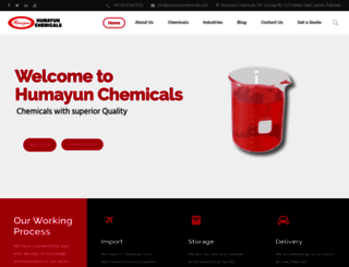 humayunchemicals.com screenshot