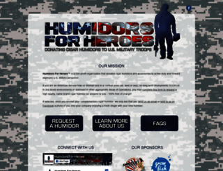 humidorsforheroes.com screenshot