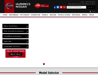 hummelsnissan.com screenshot