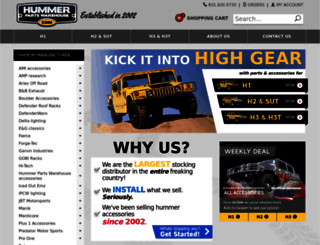 hummerpartsclub.com screenshot