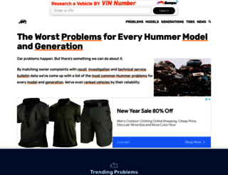 hummerproblems.com screenshot