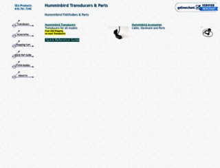 humminbirdtransducers.com screenshot