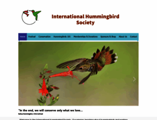 hummingbirdsociety.org screenshot