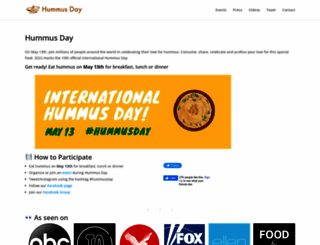 hummusday.com screenshot