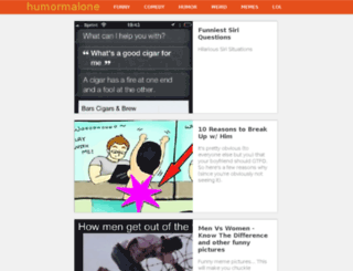 humormalone.org screenshot
