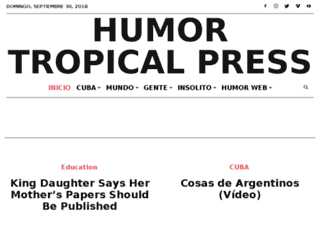 humortropicalpress.com screenshot