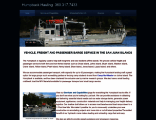 humpbackhauling.com screenshot