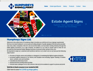 humphreys-signs.co.uk screenshot