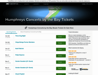 humphreysconcerts.ticketoffices.com screenshot