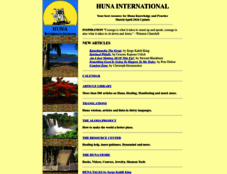 huna.org screenshot