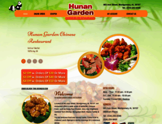 hunangardenmontgomery.com screenshot