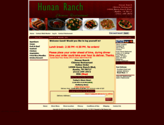 hunanranchtx.com screenshot